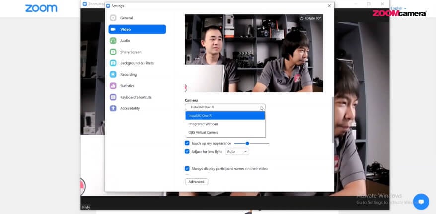 จับ Insta360 One R กล้อง Action Cam มาทำประชุมอย่างง่ายๆ | Zoomcamera