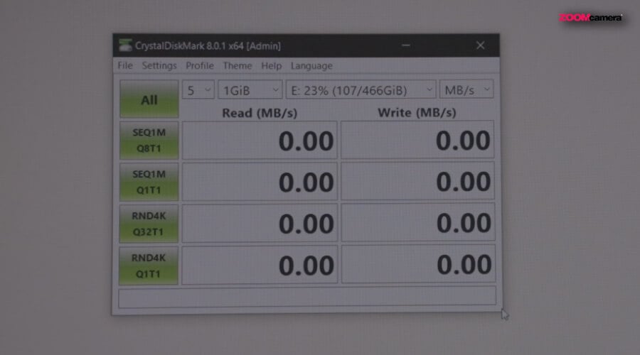 Sandisk Extreme Portable SSD V.2 speed test