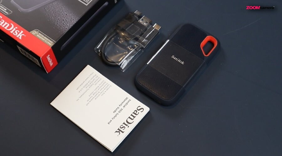 Unboxing Sandisk Extreme Portable SSD V.2