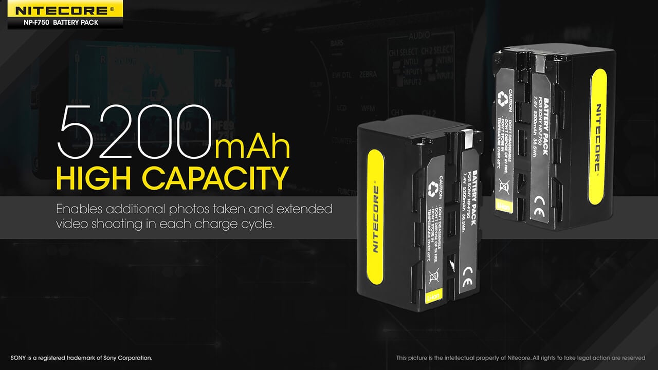 Nitecore Battery NP-F750