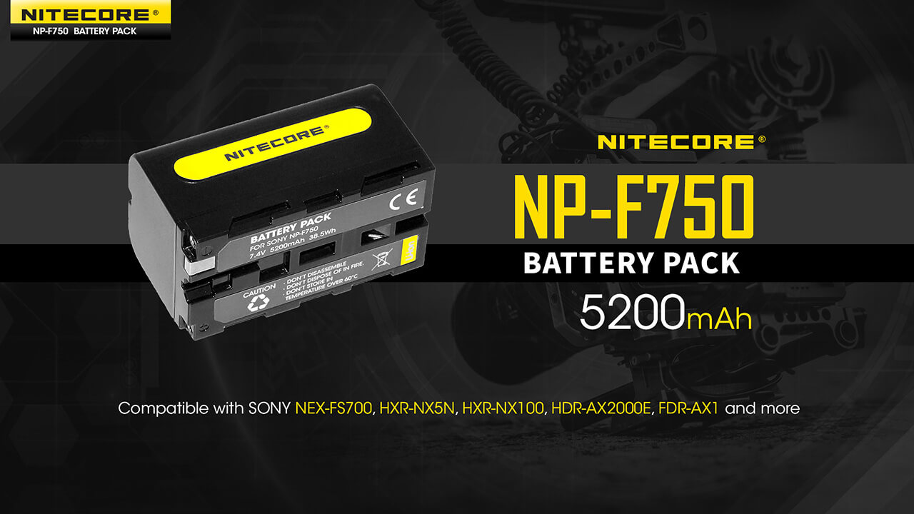 Nitecore Battery NP-F750