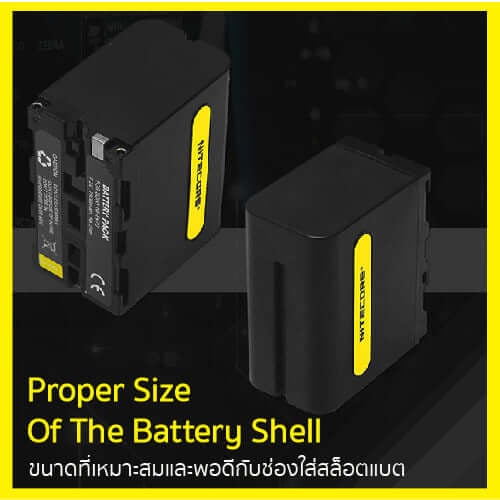 Nitecore Battery NP-F970 7,800mAh 7.2V for Sony Video Cameras