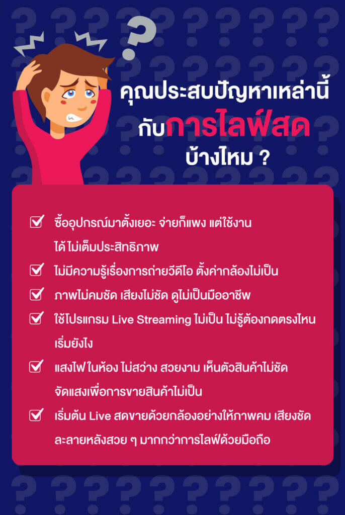 Live for U service บริการติดตั้งระบบไลฟ์สดถึงบ้าน ฟรี! โดยทีมงานมืออาชีพจาก ZoomCamera 2 Live for U Key visual .jpg
