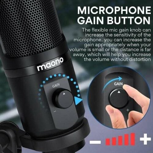 Maono ไมโครโฟน Au-Pm461Tr USB Gaming Microphone