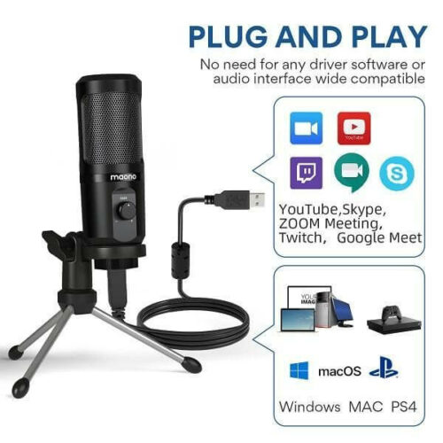 Maono ไมโครโฟน Au-Pm461Tr USB Gaming Microphone