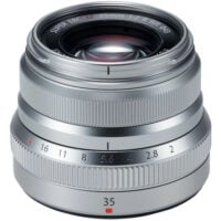 FUJIFILM XF 35mm f/2 R WR Lens Silver