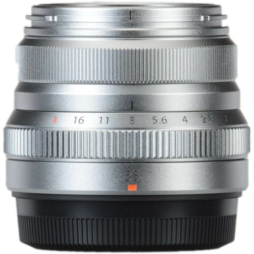 FUJIFILM XF 35mm f/2 R WR Lens Silver