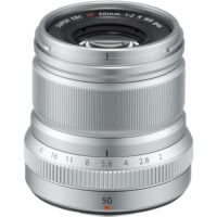 FUJIFILM XF 50mm f/2 R WR Lens Silver