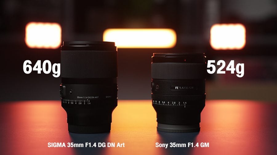 เปรียบเทียบ SIGMA 35mm F1.4 DG DN Art  vs Sony FE 35mm F.1.4 GM