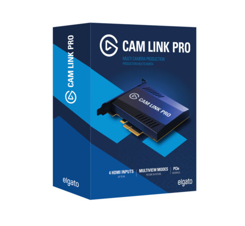 ELGATO CAM LINK PRO สามารถใช้งานและเปลี่ยนมุมมองกล้องตามที่เราต้องการได้อย่างอิสระ ซึ่งออกแบบมาเพื่อการผลิต Multi Cam สามารถจับสัญญาณจาก HDMI ได้ถึง 4 สัญญาณ ไม่ว่าจะเป็นกล้อง , คอมพิวเตอร์ , Laptop , Desktop หรืออื่นๆ สามารถสตรีมและบันทึกได้สูงที่ความละเอียด 4K หรือ 1080p60 Full HD. อีกทั้งยังรับการควบคุมแหล่งที่มาและเพิ่มกล้อง 4 ตัว ในโปรแกรมควบคุมด้วย ELGATO Multiview.