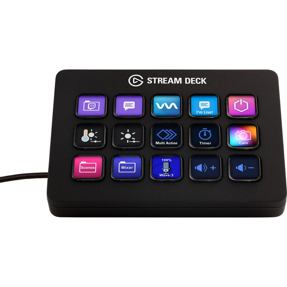 Elgato 10GBA9901 Stream deck MK2 Black (15 Keypad Buttons) (ประกันศูนย์) 6 Elgato Stream Deck MK2
