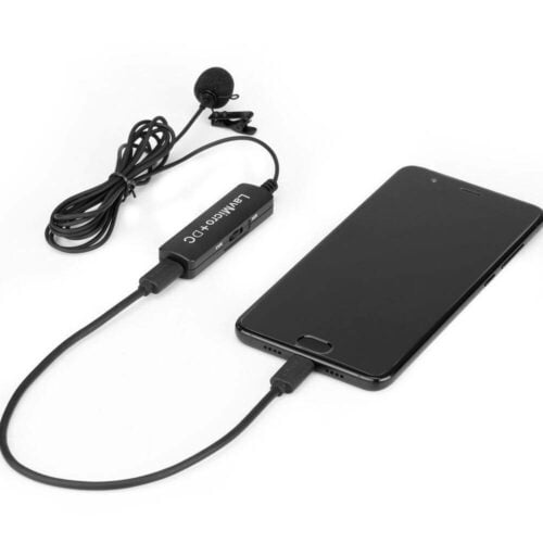 Saramonic LavMicro+DC Digital Lavalier Microphone for iOS/Android Devices and Mac/Windows Computers