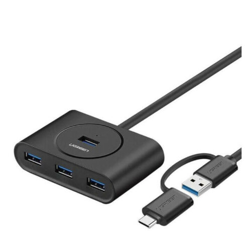 Ugreen 40850 USB Hub 3.0 for USB-C/USB-A Male To USB-A Female