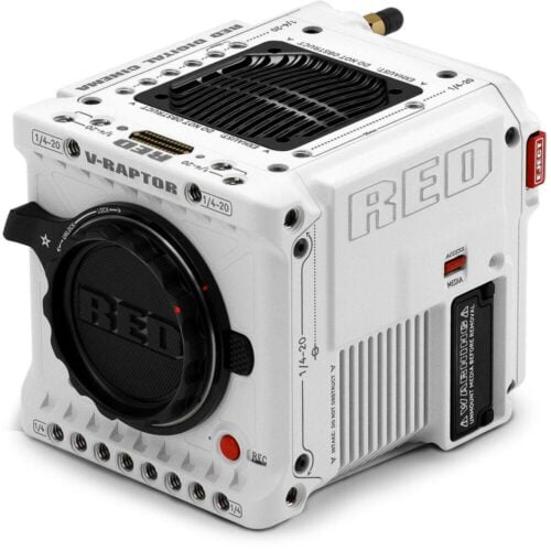 RED DIGITAL CINEMA V-RAPTOR ST 8K VV DSMC3 Cinema Camera (Canon RF, Limited Edition White)