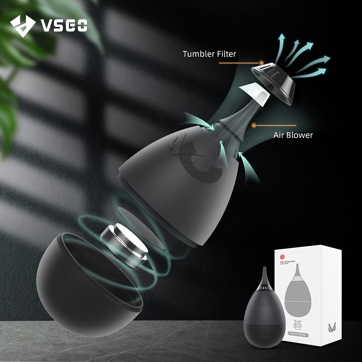 VSGO Professional Tumbler Air Blower V B01E ลูกลมยางทำความสะอาดกล้อง 2