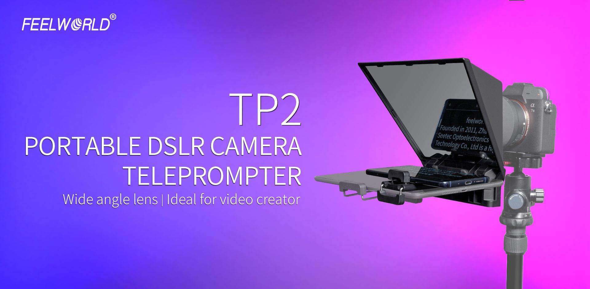 FeelWorld TP2 Portable Teleprompter for SmartphoneTabletDSLR Camera (ประกันศูนย์) 2 FeelWorld Portable Teleprompter for SmartphoneTabletDSLR Camera 16