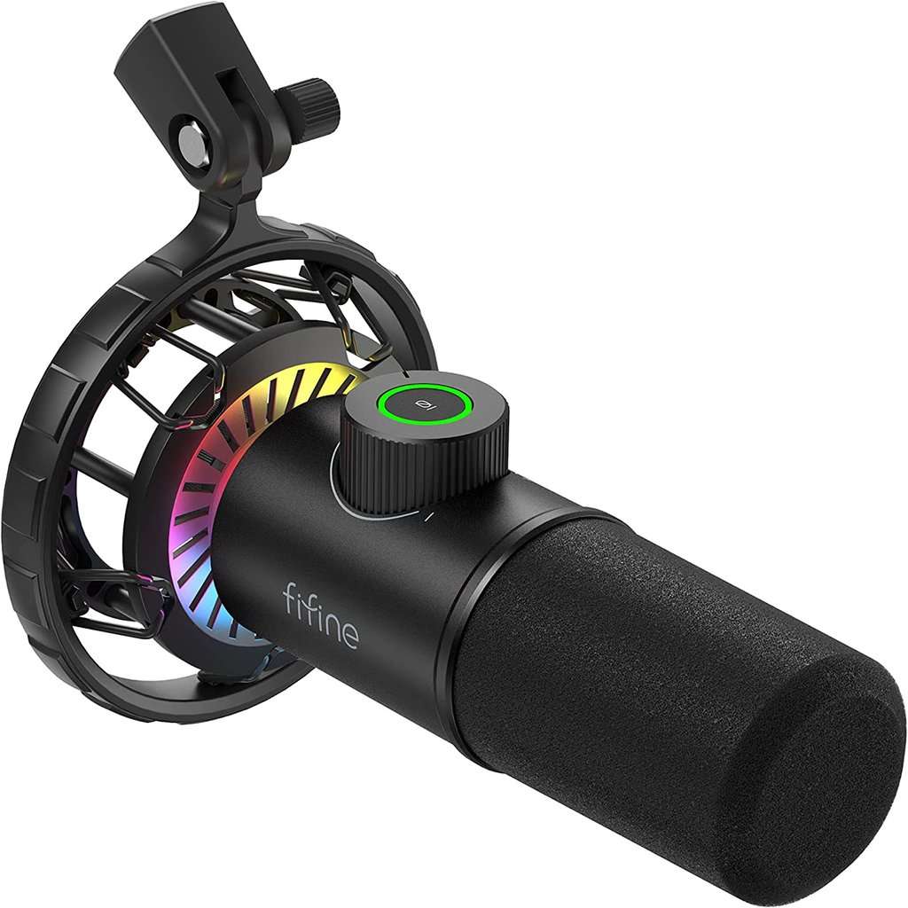 FIFINE K658 RGB USB DYNAMIC CARDIOID MICROPHONE (ประกันศูนย์ 1 ปี) 1 FIFINE K658 RGB USB DYNAMIC CARDIOID MICROPHONE