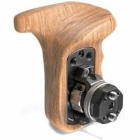 SmallRig KSAP2757 Left-Side Wooden Grip with ARRI-Style Rosettes and Bolt-On Mount