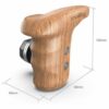 SmallRig KSAP2757 Left-Side Wooden Grip with ARRI-Style Rosettes and Bolt-On Mount