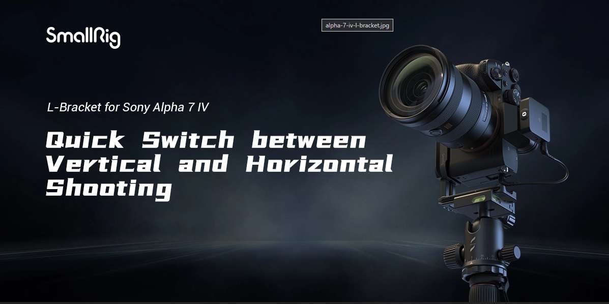 SmallRig L-Bracket for Sony Alpha 7 IV, Alpha 7S III, Alpha