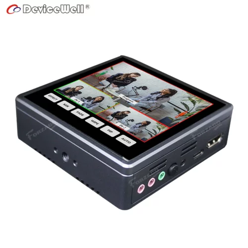 Device Well HDS8102 2CH Portable HD Video Switcher