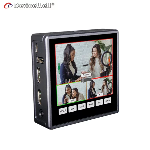 Device Well HDS8102 2CH Portable HD Video Switcher