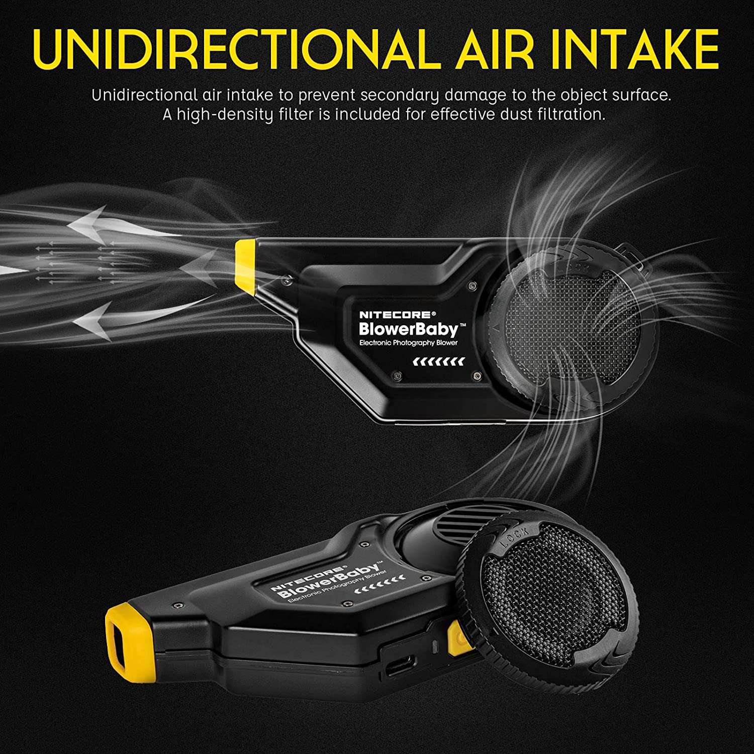 NITECORE BLOWERBABY USB-C RECHARGEABLE CAMERA DUSTER