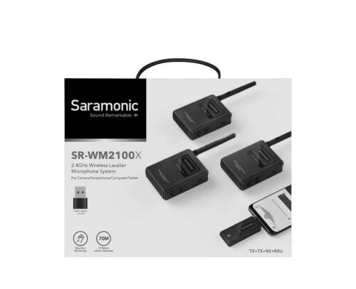 Saramonic SR-WM2100 2-Person Camera-Mount Digital Wireless Microphone