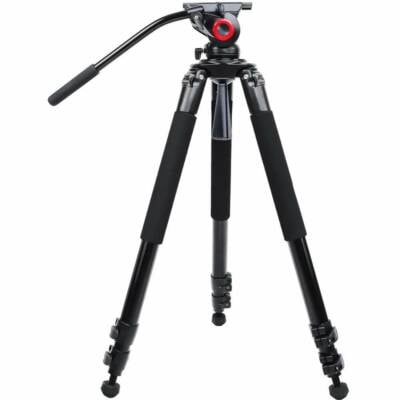 Miliboo MTT701A Aluminum Portable Tripod Kit with Fluid Head