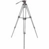 Miliboo MTT601A Professional Aluminum Tripod and Fluid Head with Mid-Level Spreader