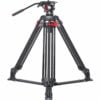 Miliboo MTT605A Aluminum Video Tripod Kit with Ground Spreader