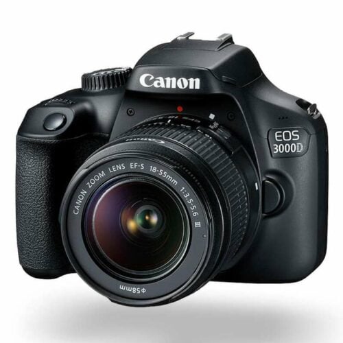 Canon EOS 3000D with kit 18-55mm III Lens Black