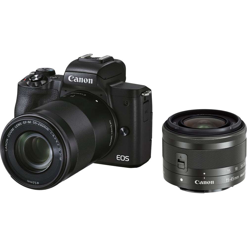 Canon EOS M50 Mark II Mirrorless Digital Camera (Black) Body 