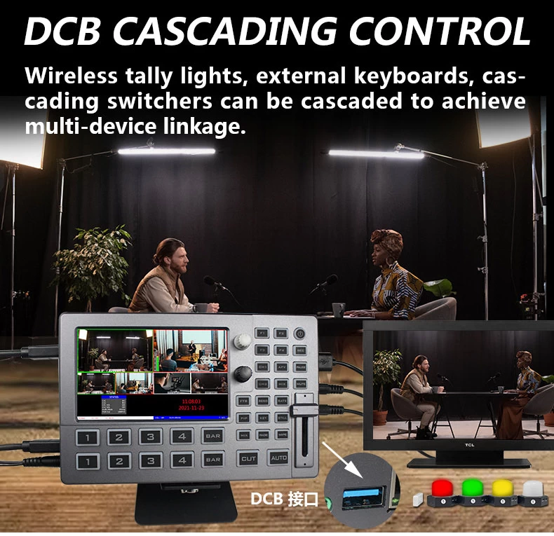 DeviceWell HDS8101 4-CH HD Video Switcher