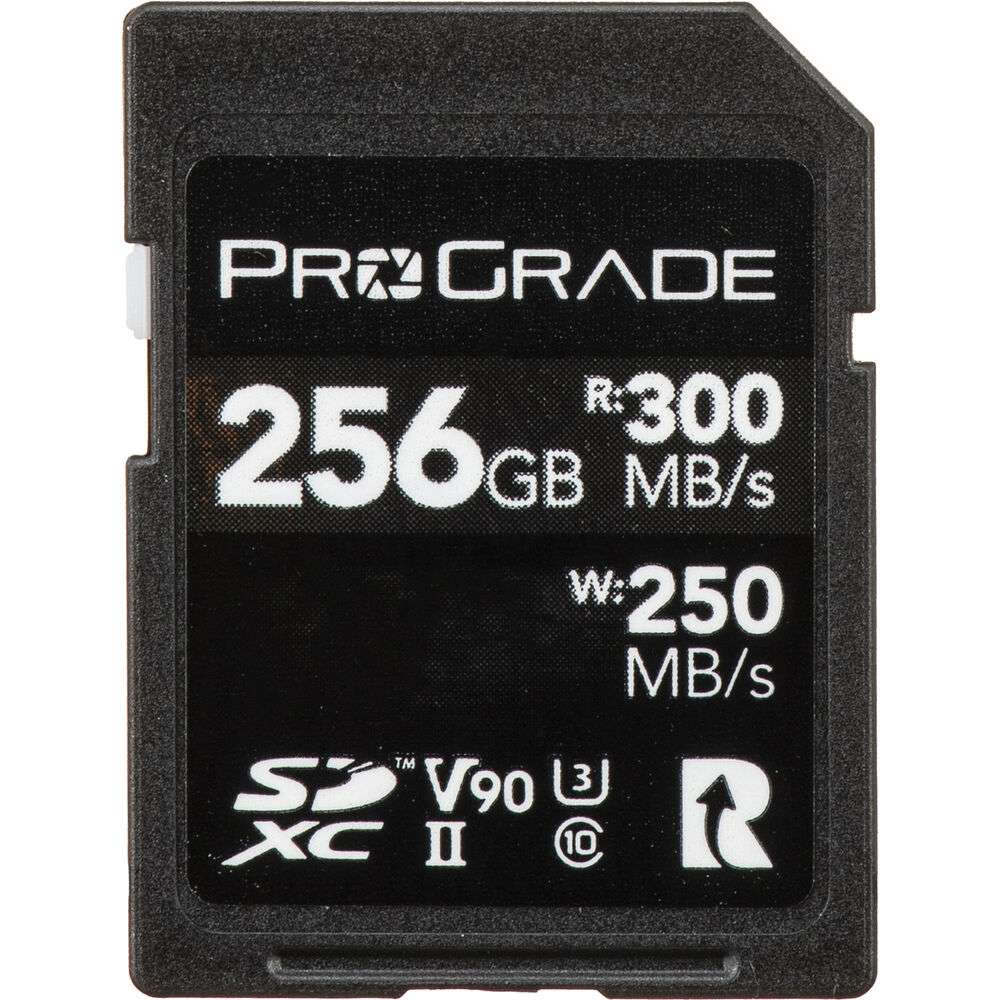 ProGrade Digital 256GB UHS-II microSDXC Memory Card with SD Adapter