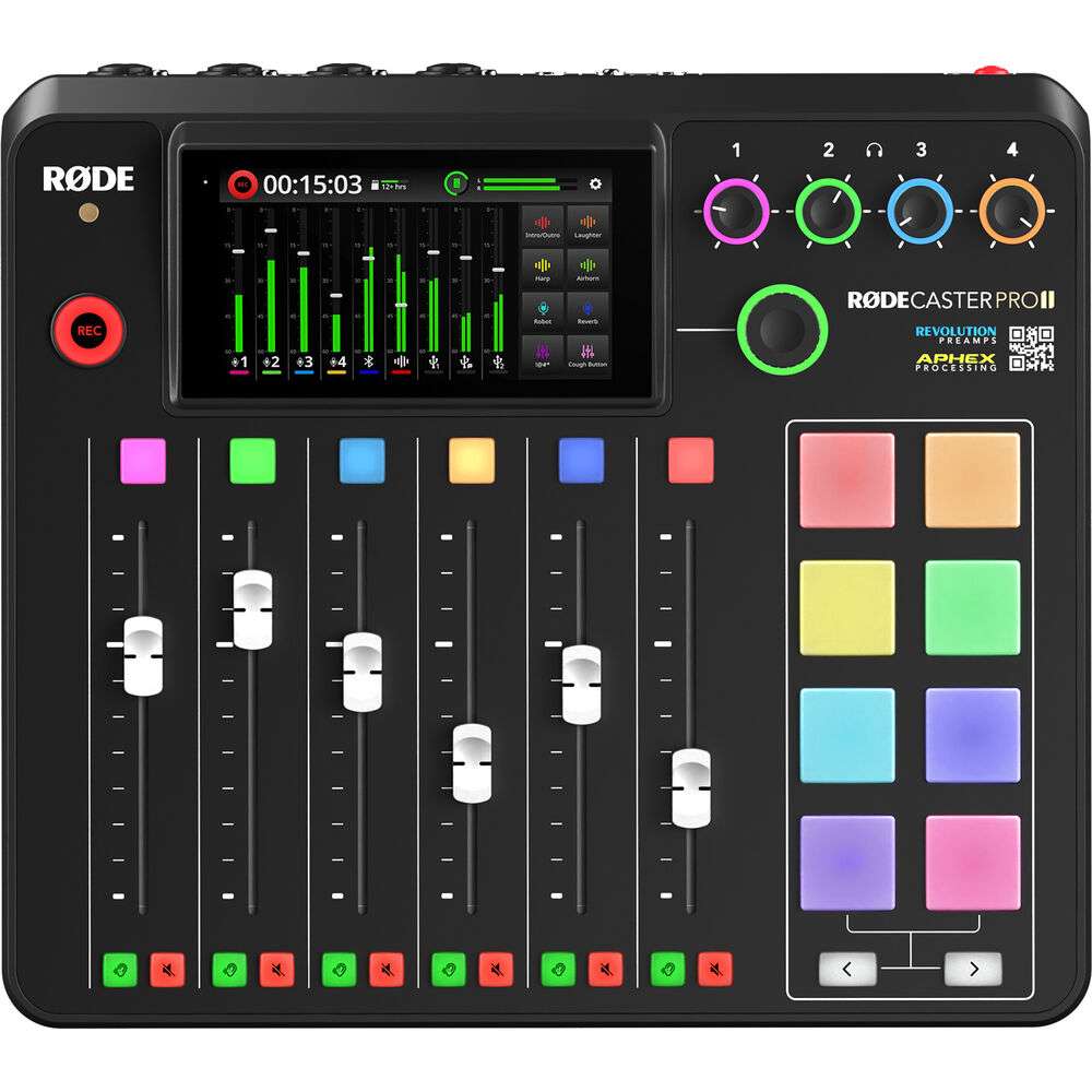 Rode Caster Pro II Integrated Audio Production Studio (ประกันศูนย์ 2 ปี) 21 Rode RODECaster Pro II Integrated Audio Production Studio