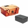 Pelican 1150 Case with Foam (Orange)