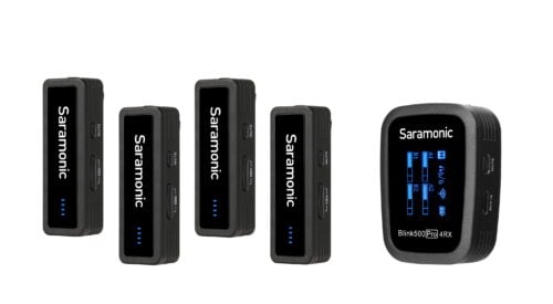 Saramonic Blink 500 Pro B8 4-Person Mount Wireless Omni Lavalier Microphone System