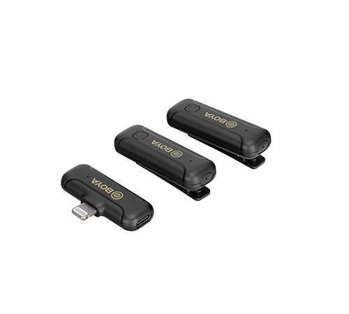 BOYA BY-WM3T2-D1 / D2 Wireless Microphone Mini 2.4GHz for IPhone IOS (ประกันศูนย์ 2 ปี) 2 BOYA BY-WM3T2-D1 / D2 Wireless Microphone Mini 2.4GHz for IPhone IOS (ประกันศูนย์ 2 ปี) - Image 2