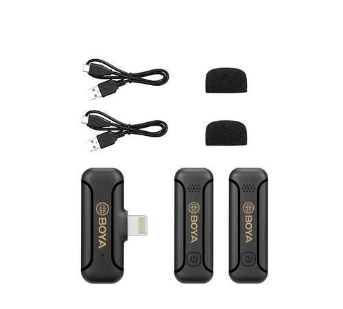 BOYA BY-WM3T2-D1 / D2 Wireless Microphone Mini 2.4GHz for IPhone IOS (ประกันศูนย์ 2 ปี) 3 BOYA BY-WM3T2-D1 / D2 Wireless Microphone Mini 2.4GHz for IPhone IOS (ประกันศูนย์ 2 ปี) - Image 3