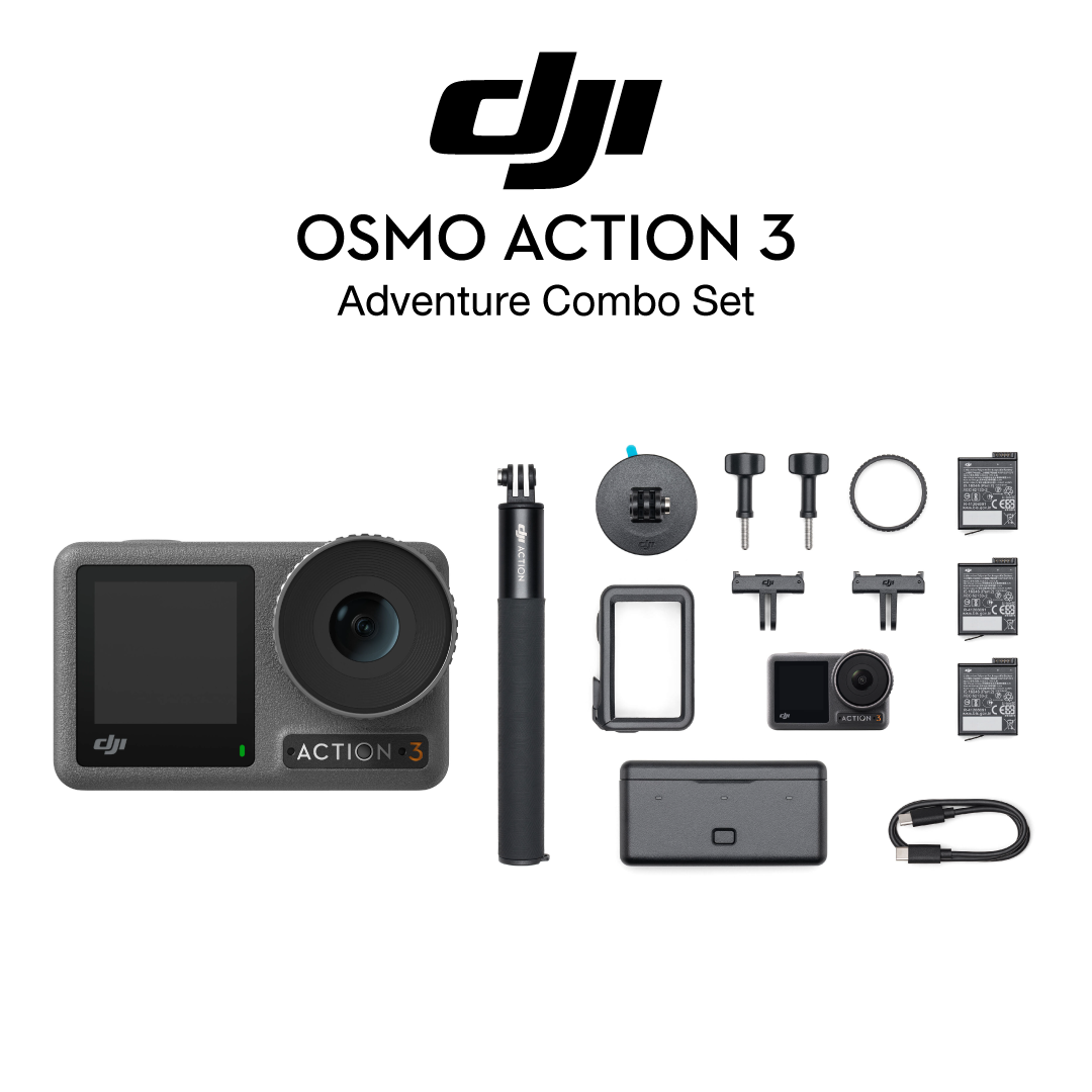 DJI OSMO Action 3 Adventure Combo Set (ประกันศูนย์) ราคา | ZoomCamera