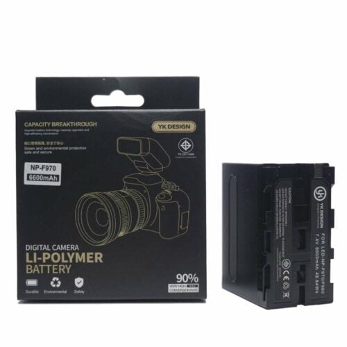 YK Design Battery NP-F970/F960 6600mAh (ประกันศูนย์)
