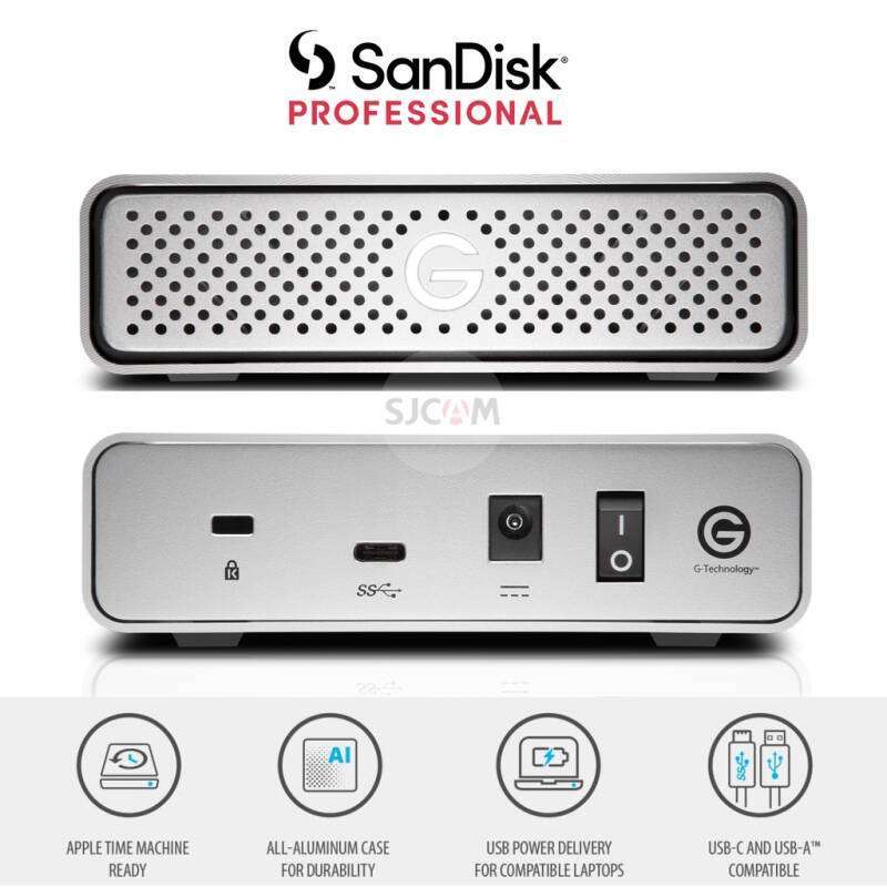 SanDisk PRO Disque dur externe G-Drive 6 TB - SDPHF1A-006T-MBAAD 