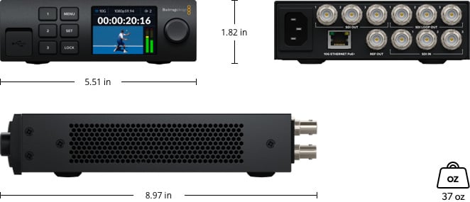 Blackmagic Design 2110 IP Converter 3X3G