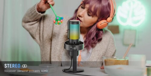 FIFINE A9 RGB Condenser Microphone 4 Types Of Directional With Quick Mute Button (ประกันศูนย์) 6 FIFINE A9 RGB Condenser Microphone 4 Types Of Directional With Quick Mute Button (ประกันศูนย์) - Image 6