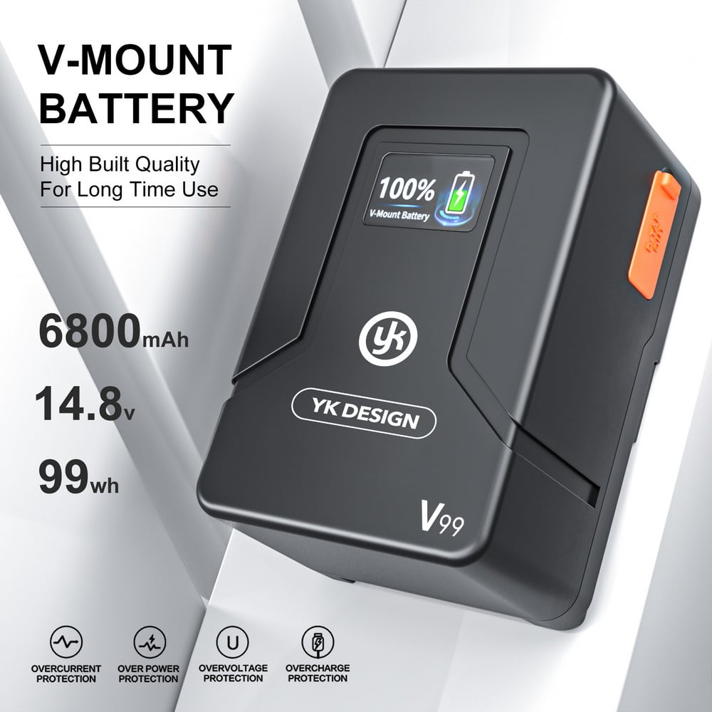 YK Design V99 Mini V-mount Battery 9 YK Design V99 V mount Battery 03 resize