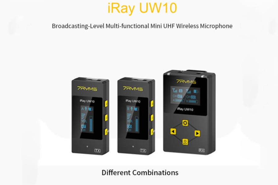 7RYMS IRAY UW10 UHF Wireless Microphone Detail