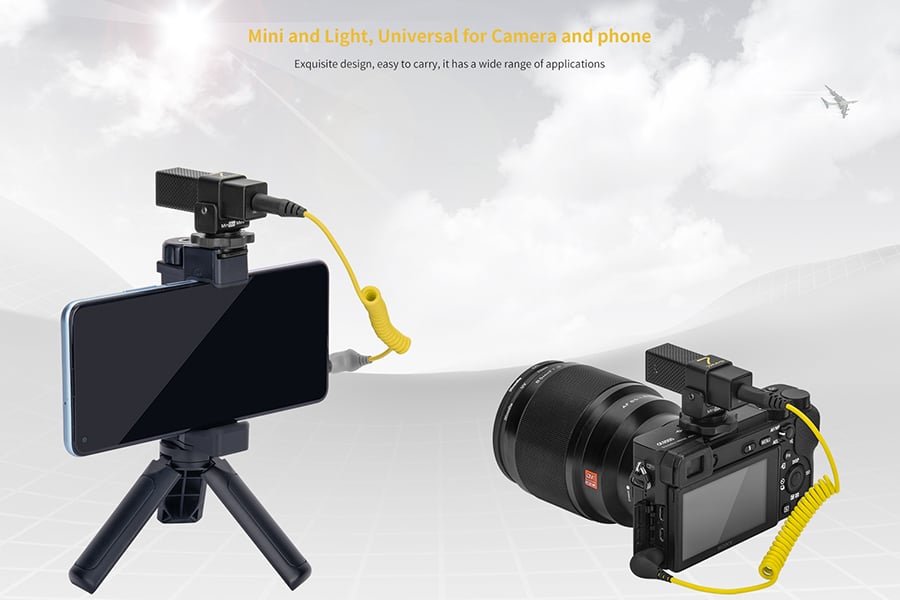 7RYMS MinBo Mini Compact Cardioid Conderser On-Camera Microphone Detail