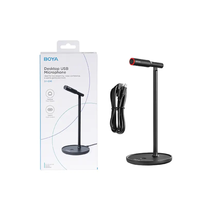 Boya ไมโครโฟนตั้งโต๊ะ BY-CM1 USB Microphone (ประกันศูนย์ 1 ปี) 15 Boya BY-CM1 USB Microphone