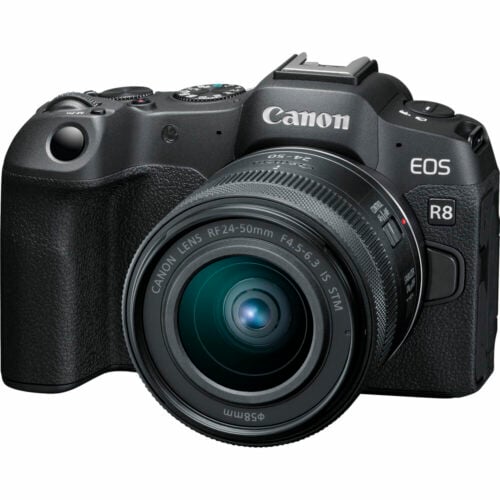 Canon EOS R8 Mirrorless Camera with RF 24-50mm f4.5-6.3 IS STM Lens